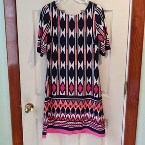 Geometric pattern dress